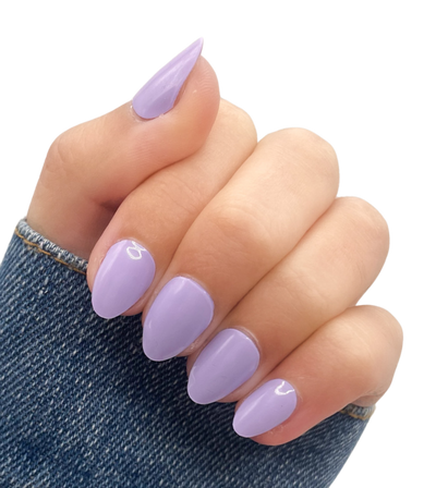 Lovely Lavender - Semi-Cured Gel Nail Strips | Polish Pops