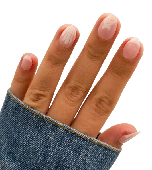 DIY French Tip Nails