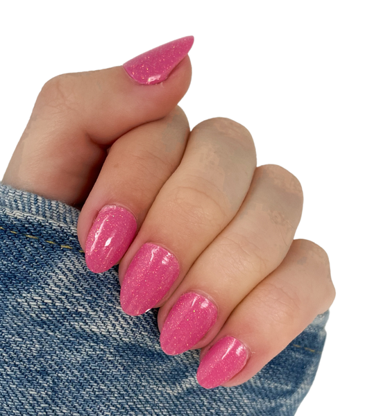 Galactic Pink - Semi-Cured Gel Nail Strips | Polish Pops